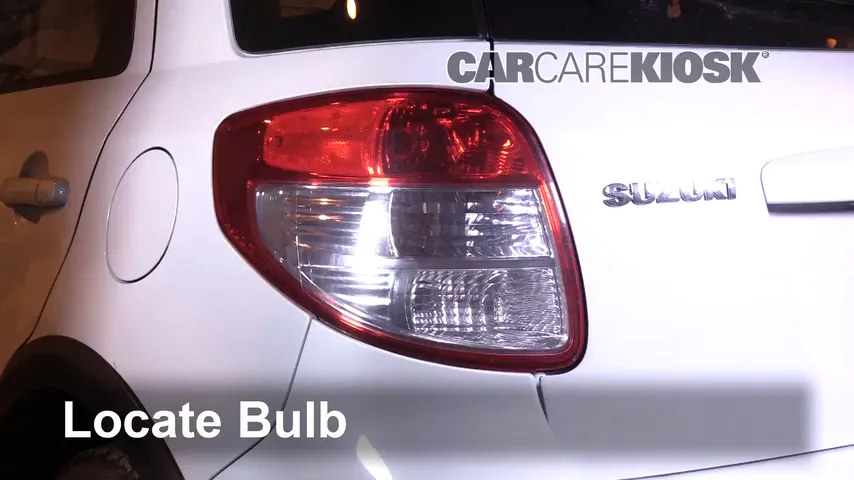 2013 Suzuki SX4 LE 2.0L 4 Cyl. Lights Reverse Light (replace bulb)